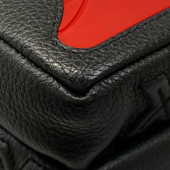 Christian Louboutin Backpack Black Red Leather Rubber main image 4